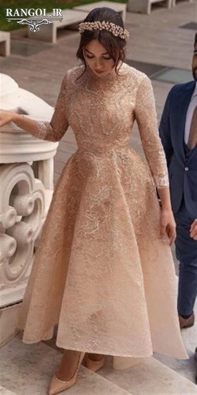 لباس عقد محضری مدل پیراهن عقد عروس شیک جدید خاص