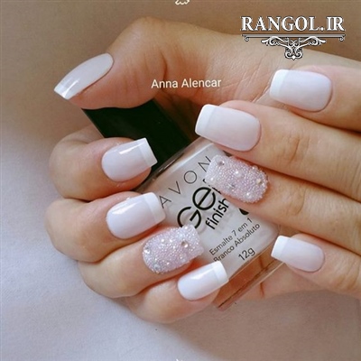 مدل طراحی دیزاین ناخن عروس لاک 