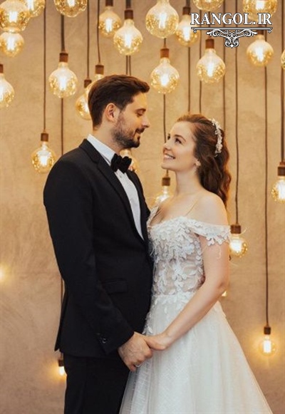ژست عکاسی عقد محضری عروس داماد 1 rangol