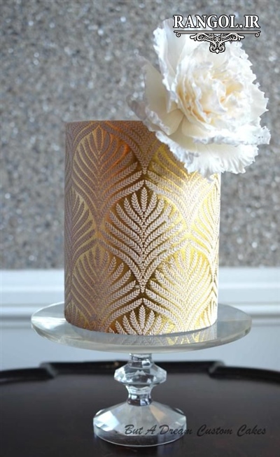 مدل کیک بله برون نامزدی عقد عروسی یک طبقه شیک خاص جدید