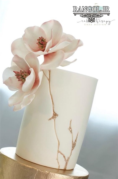 مدل کیک بله برون نامزدی عقد عروسی یک طبقه شیک خاص جدید