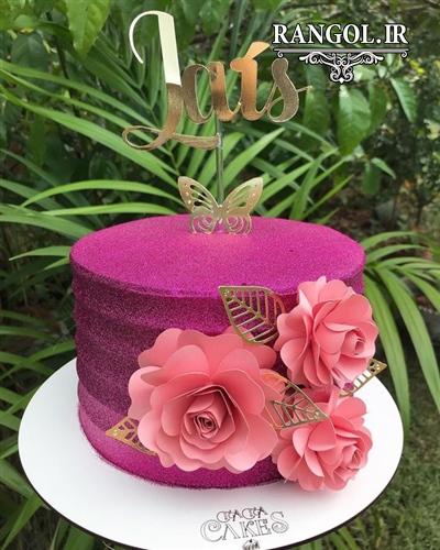 مدل کیک بله برون نامزدی عقد عروسی یک طبقه شیک خاص جدید