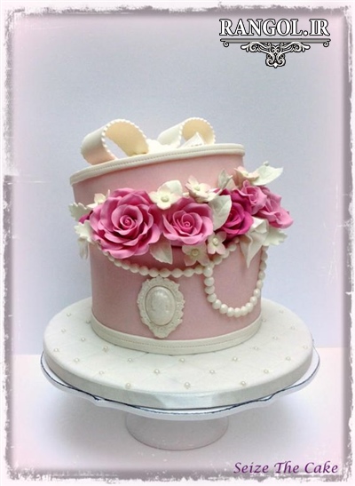 مدل کیک بله برون نامزدی عقد عروسی یک طبقه شیک خاص جدید