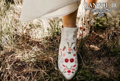 کفش عروس خاص متفاوت لاکچری عجیب رنگی