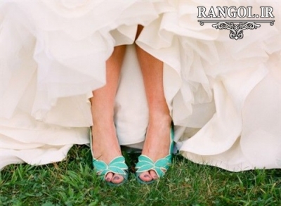 کفش عروس خاص متفاوت لاکچری عجیب رنگی