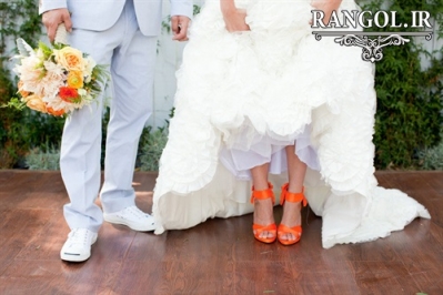 کفش عروس خاص متفاوت لاکچری عجیب رنگی