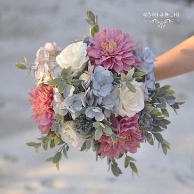 مدل دسته گل مصنوعی عروس شیک جدید زیبا