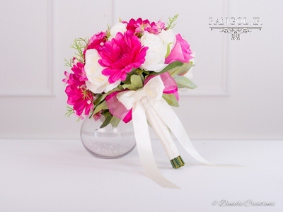 مدل دسته گل مصنوعی عروس شیک جدید زیبا