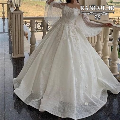 لباس عروس پفی پرنسسی شیک جدید ایرانی