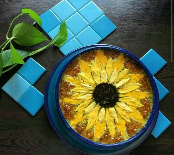 تزیین آش رشته مجلسی نذری افطار