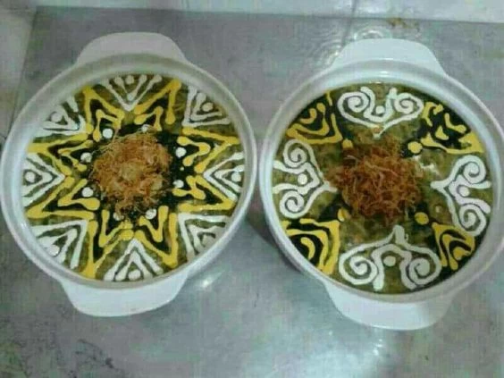 تزیین آش رشته مجلسی نذری افطار