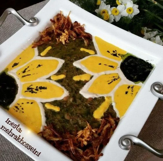 تزیین آش رشته مجلسی نذری افطار