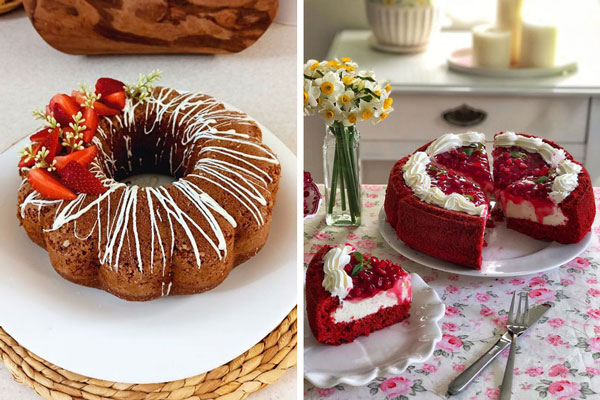 تزیین کیک تولد ساده خانگی راحت دیزاین میز تولد شیک لاکچری عاشقانه