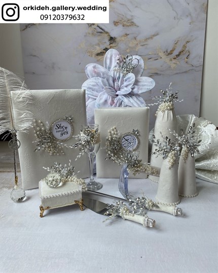 مرکز تزیین بله برون تزیین عقد ست هدیه بله برون نامزدی عروس دیزاین بله برون