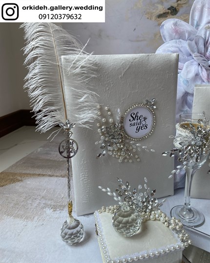 مرکز تزیین بله برون تزیین عقد ست هدیه بله برون نامزدی عروس دیزاین بله برون