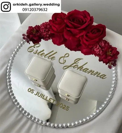 تزیین جای حلقه ایده تزیین جای انگشتر عقد بله برون