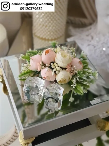 تزیین جای حلقه ایده تزیین جای انگشتر عقد بله برون