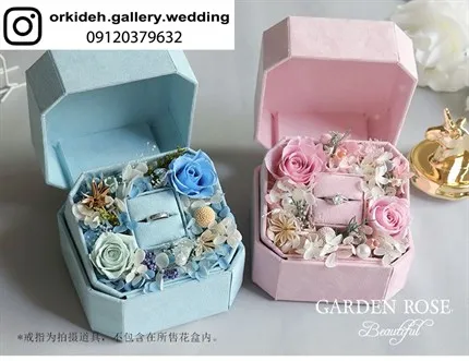 تزیین جای حلقه ایده تزیین جای انگشتر عقد بله برون