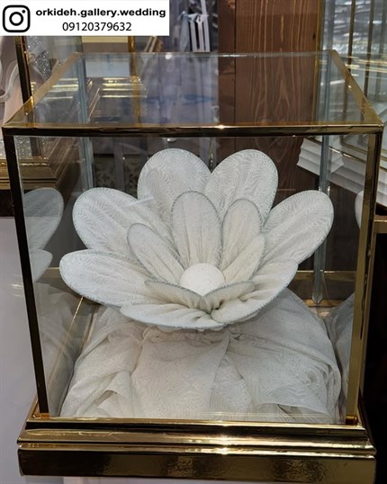 تزیین پارچه مجلسی و چادر عروس بله برون عقد 