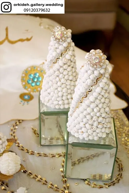 تزیین کله قند عروس بله برون کله قند سفره عقد 