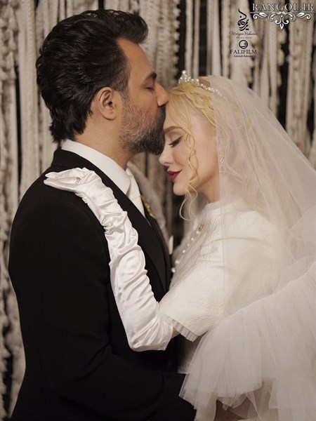 عکس عروس بازیگر ازدواج آرام جعفری بابک انصاری عروسی سلبریتی