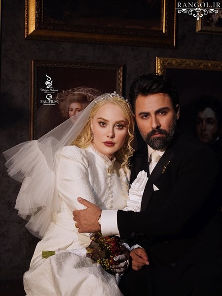 عکس عروس بازیگر ازدواج آرام جعفری بابک انصاری عروسی سلبریتی