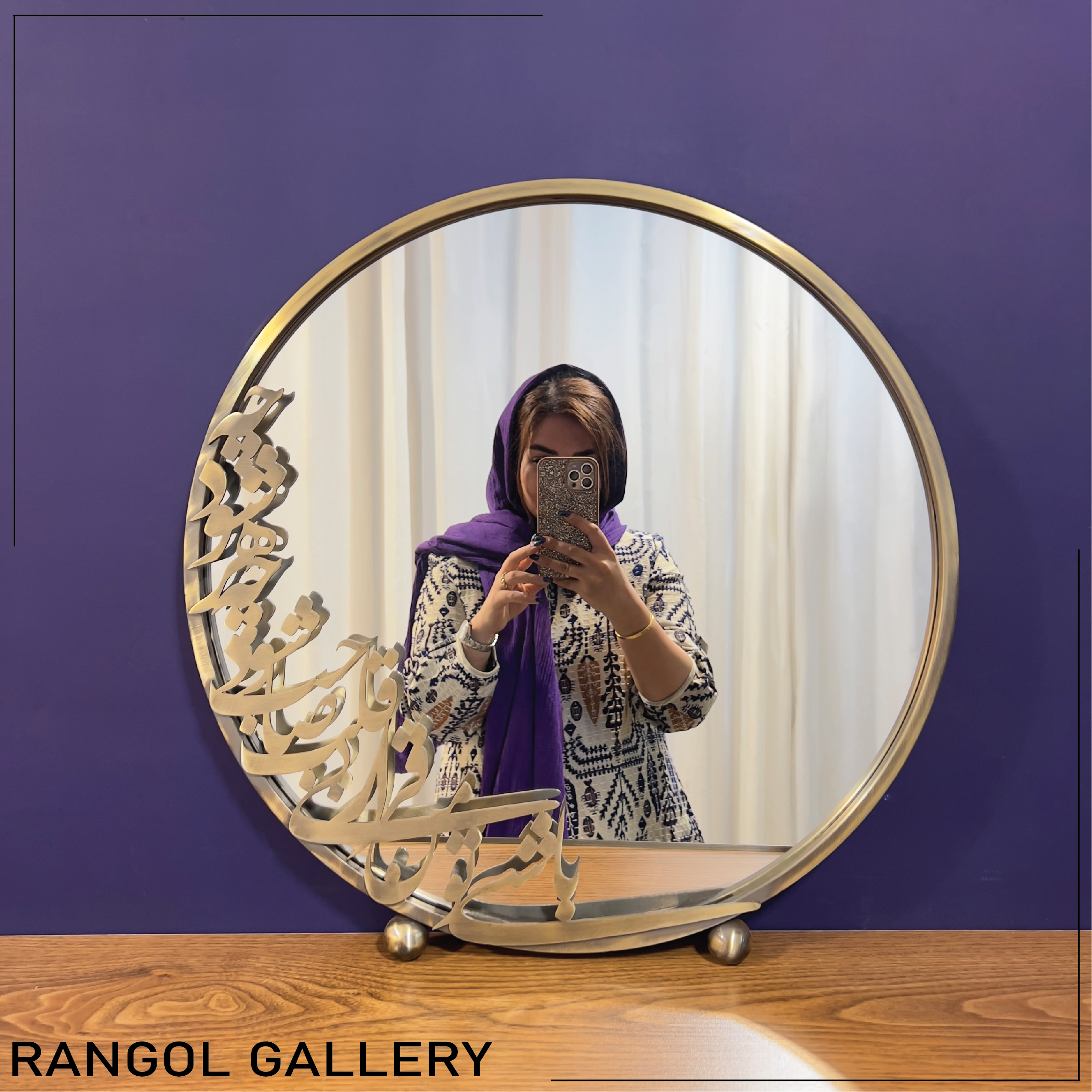 آینه گرد بیضی مستطیل گنبدی رومیزی دکوری آینه شمعدان گرد عروس مدل جدید