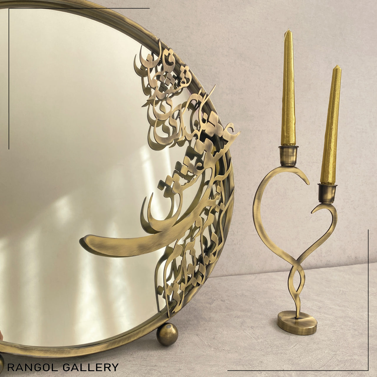 آینه شمعدان خاص آینه شمعدان دو شعله شمعدان اسم کالیگرافی مدل جدید لاکچری عروس