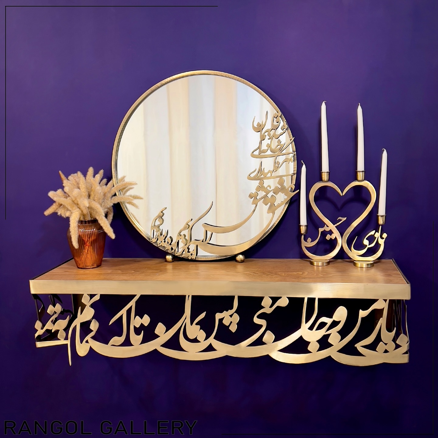 آینه شمعدان خاص آینه شمعدان دو شعله شمعدان اسم کالیگرافی مدل جدید لاکچری عروس