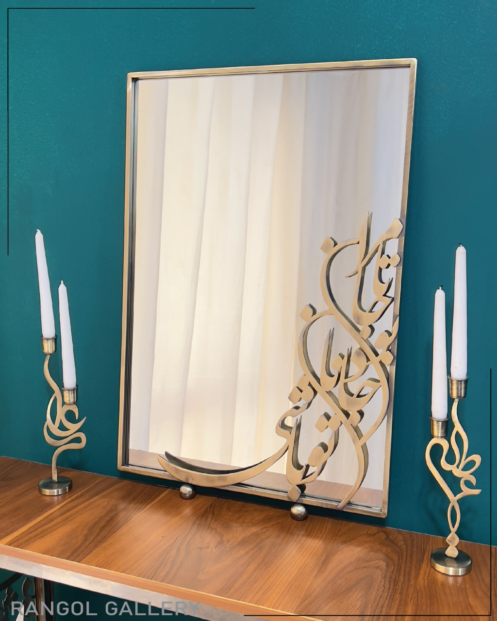 آینه شمعدان خاص آینه شمعدان دو شعله شمعدان اسم کالیگرافی مدل جدید لاکچری عروس