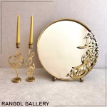 آینه شمعدان عروس آینه شمعدان جدید آینه شمعدان کوچک سفره عقد آیینه شعدان نقره برنز خاص شیک