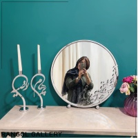 آینه شمعدان قلم زنی