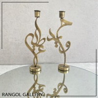 شمعدان عروس شمعدان رومیزی فلزی جاشمعی اسم  مدرن فانتزی شیک جاشمعی عقد قیمت شمعدون آنتیک شمعدان دکوری مینیمال جهیزیه عروس