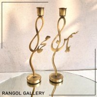 شمعدان عروس شمعدان رومیزی فلزی جاشمعی اسم شمعدان مدرن فانتزی شیک 