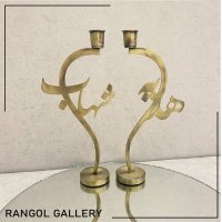 شمعدان رومیزی فلزی جاشمعی اسم مدرن فانتزی جدید جاشمعی عقد قیمت شمعدون آنتیک شمعدان دکوری کلاسیک شیک خاص