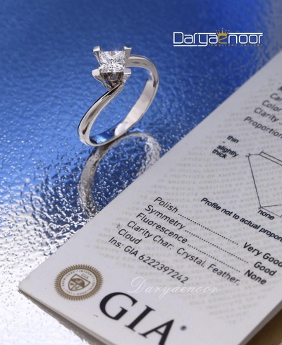 خرید سفارس انگشتر حلقه جواهر جواهری دنیای نور