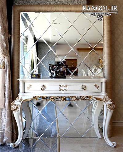 مدل آینه دکوراتیو مدرن آینه شیک لاکچری خاص دکوراسیون پذیرایی