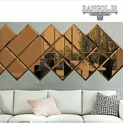 مدل آینه دکوراتیو مدرن آینه شیک لاکچری خاص دکوراسیون پذیرایی