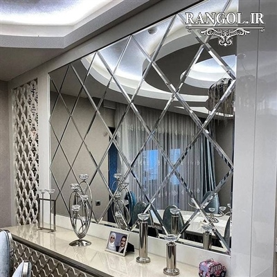 مدل آینه دکوراتیو مدرن آینه شیک لاکچری خاص دکوراسیون پذیرایی