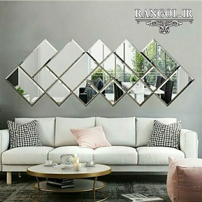 مدل آینه دکوراتیو مدرن آینه شیک لاکچری خاص دکوراسیون پذیرایی