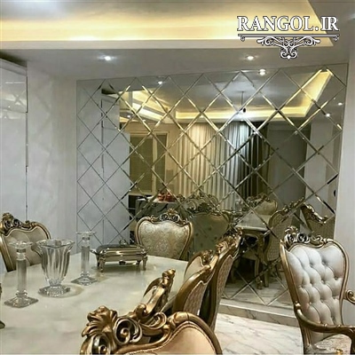 مدل آینه دکوراتیو مدرن آینه شیک لاکچری خاص دکوراسیون پذیرایی