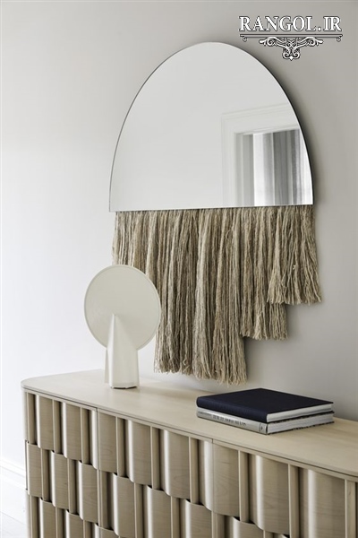 مدل آینه دکوراتیو مدرن آینه شیک لاکچری خاص دکوراسیون پذیرایی