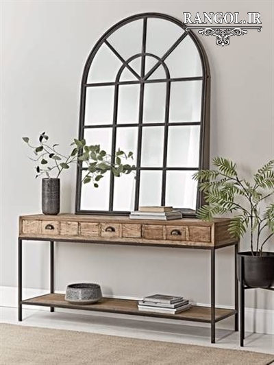 مدل آینه دکوراتیو مدرن آینه شیک لاکچری خاص دکوراسیون پذیرایی