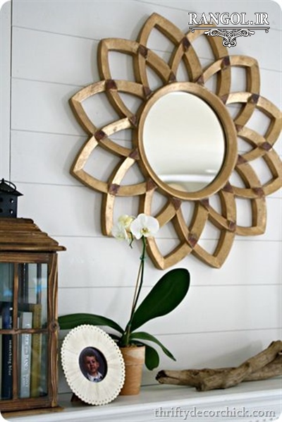 مدل آینه دکوراتیو مدرن آینه شیک لاکچری خاص دکوراسیون پذیرایی