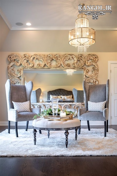 مدل آینه دکوراتیو مدرن آینه شیک لاکچری خاص دکوراسیون پذیرایی