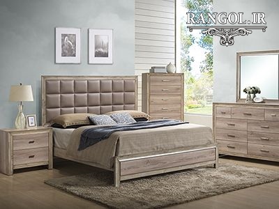 مدل سرویس تخت خواب چوب جهیزیه عروس