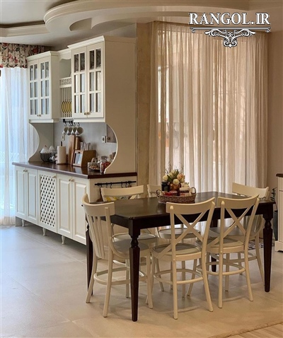 مدل پرده آشپزخانه شیک جدید مدرن