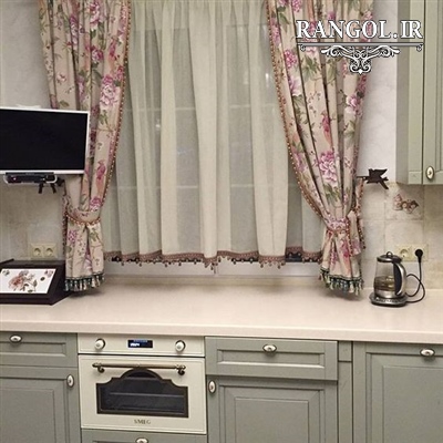 مدل پرده آشپزخانه شیک جدید مدرن