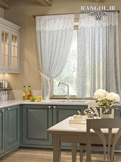 مدل پرده آشپزخانه شیک جدید مدرن