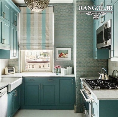 مدل پرده آشپزخانه شیک جدید مدرن